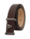 Bulchee Premium Collections Men's Genuine Leather Belt | Flat | Brown| BUL2102B