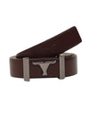Bulchee Premium Collections Men's Genuine Leather Belt | Flat | Brown| BUL2102B