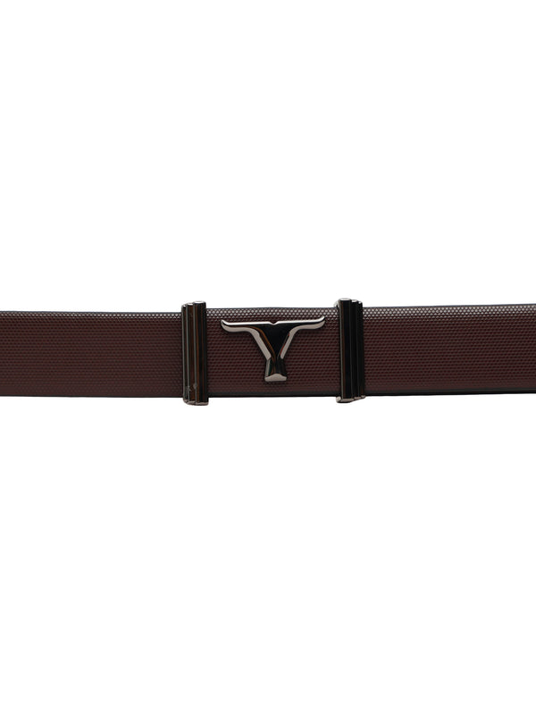 Bulchee Premium Collections Men's Genuine Leather Belt | Flat | Brown| BUL2102B
