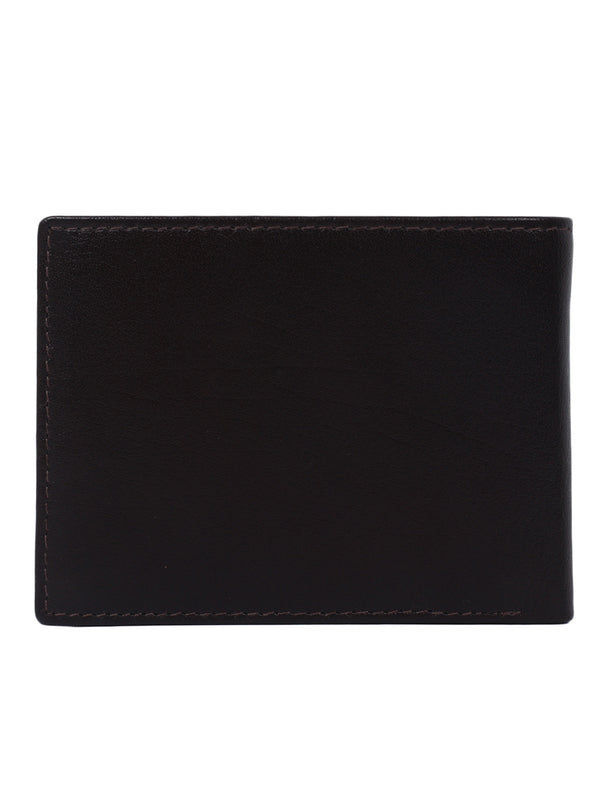 Bulchee Men Black Genuine Leather Wallet