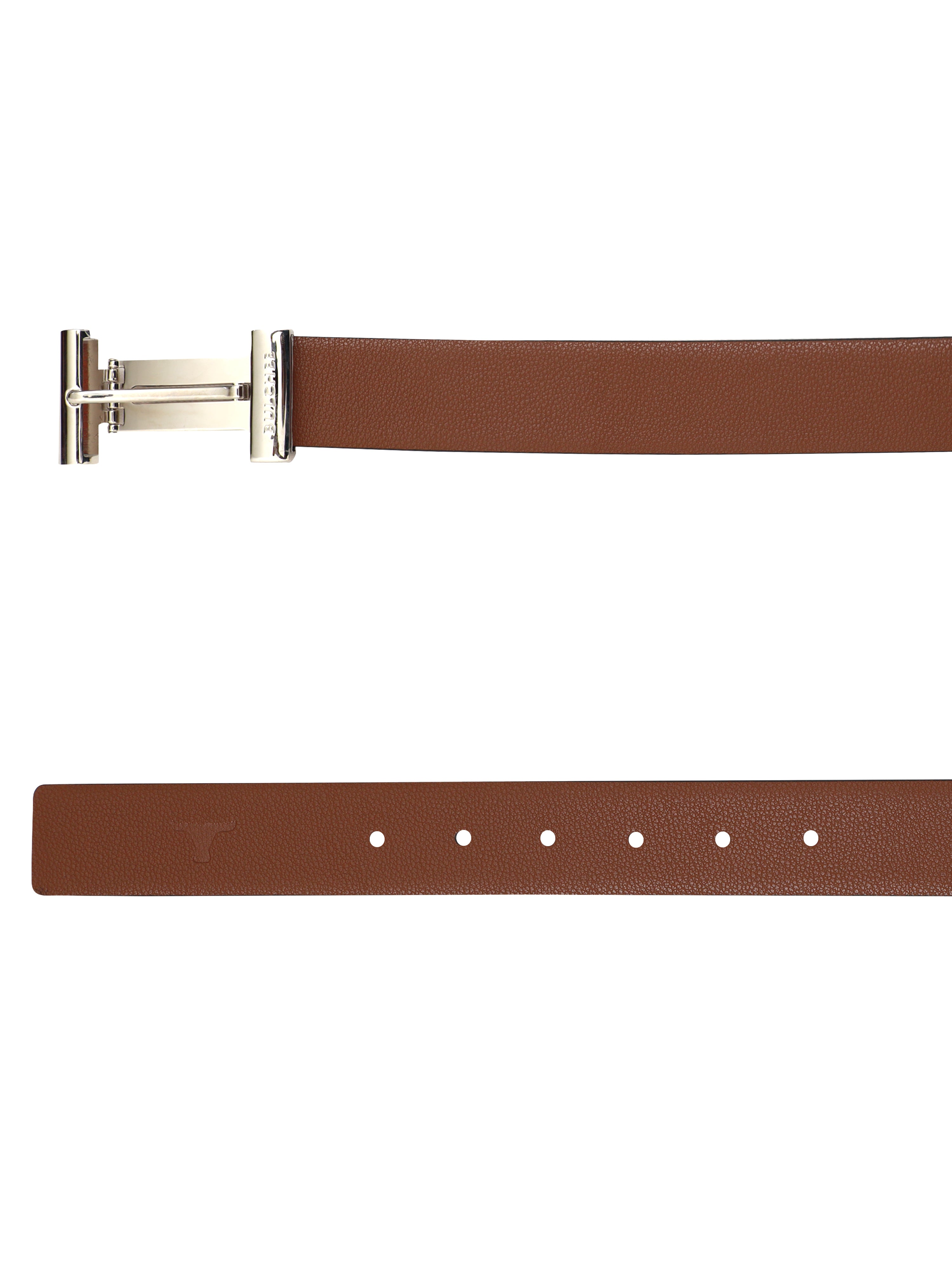 Bulchee Premium Collections Men's Genuine Leather Belt | Reversible Prong|Tan/Black