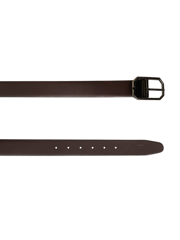 Bulchee Men's Genuine Leather Belt | Prong Reversible | Black/Brown | BUL2110B
