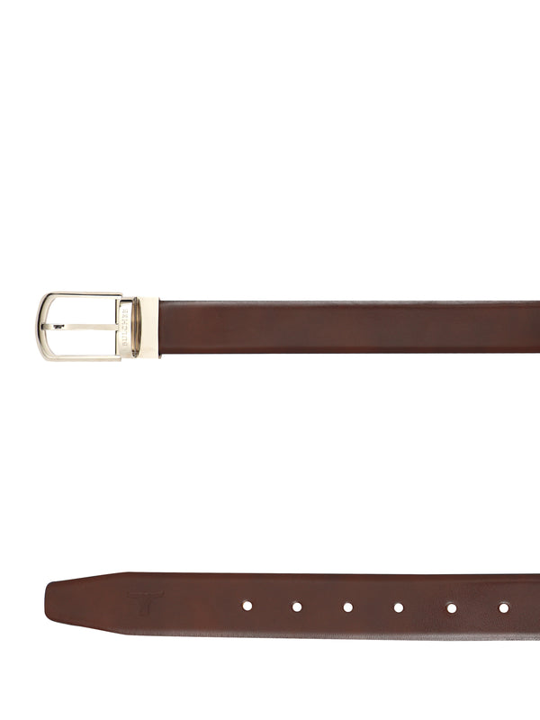 Bulchee Premium Collections Men's Genuine Leather Belt | Reversible Prong | Black/Brown