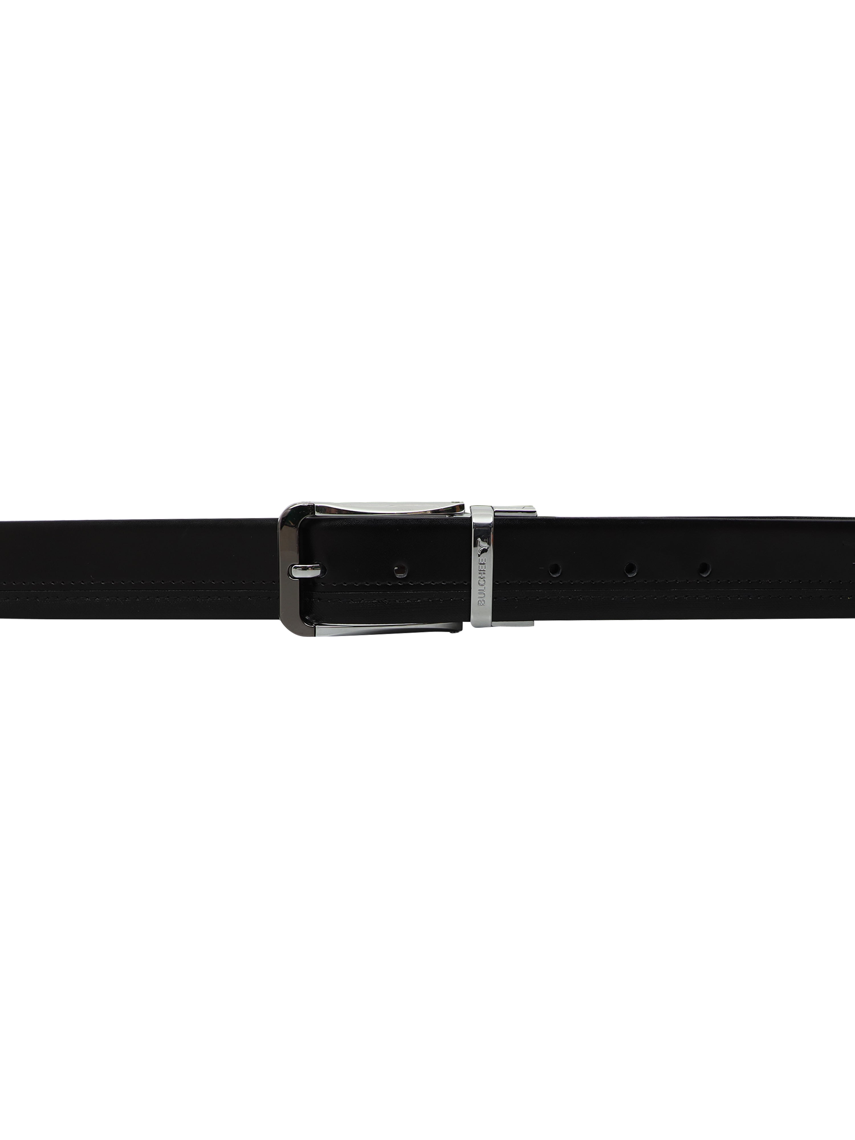 Bulchee Premium Collections Men's Genuine Leather Belt | Reversible Flat | Black/Brown | BUL2117B