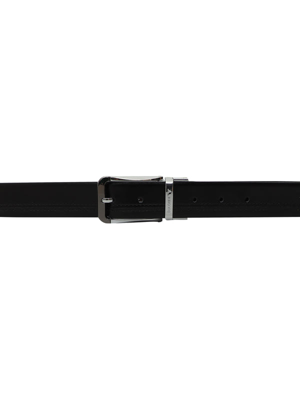 Bulchee Premium Collections Men's Genuine Leather Belt | Reversible Flat | Black/Brown | BUL2117B
