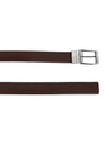 Bulchee Premium Collections Men's Genuine Leather Belt | Reversible Flat | Black/Brown | BUL2117B