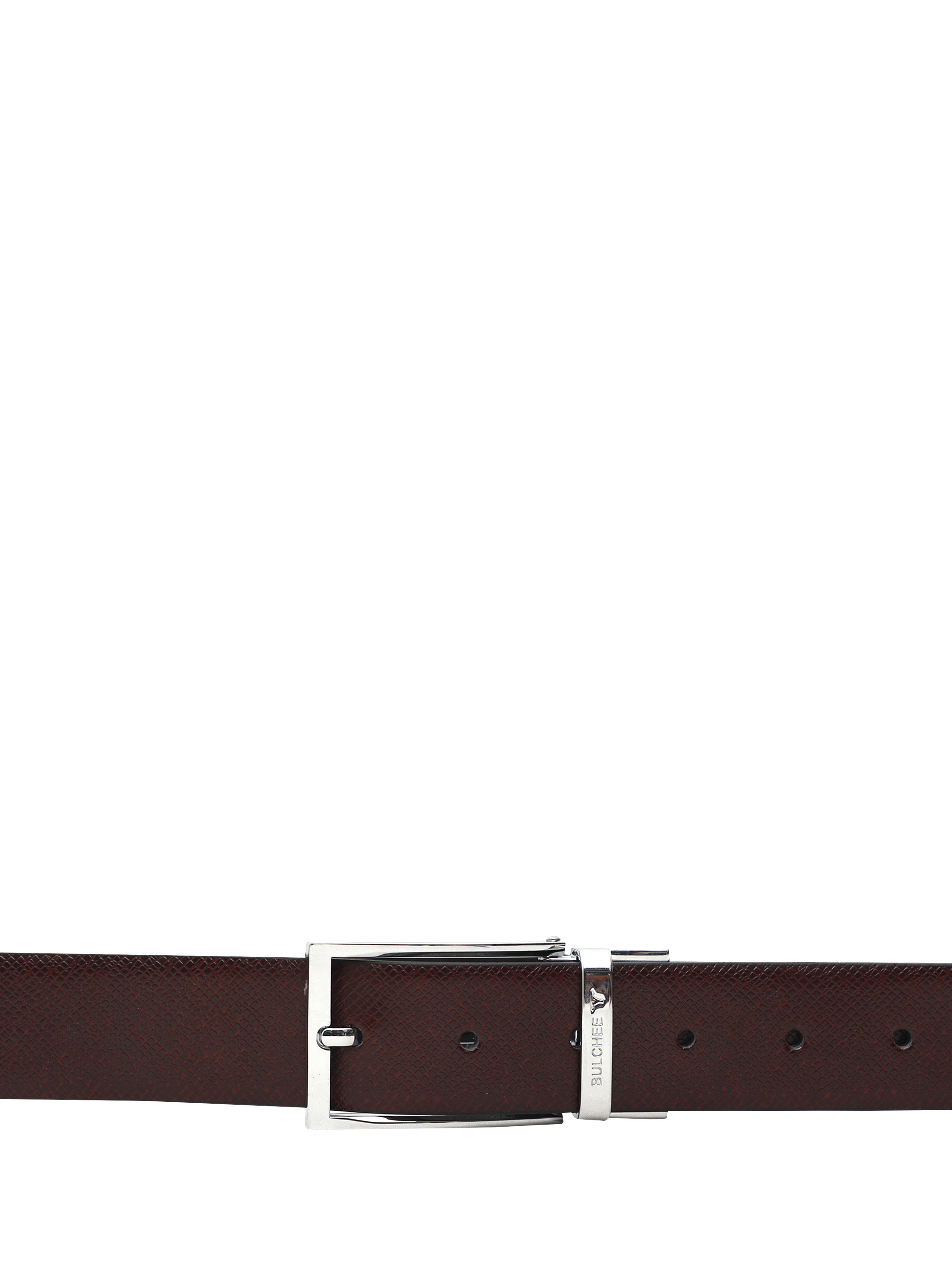 Bulchee Premium Collections Men's Genuine Leather Belt | Reversible Prong XXL| Brown/Black|