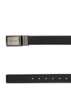 Bulchee Men's Genuine Leather Belt | Reversible Flat | Black/Brown | BUL2121B