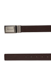 Bulchee Men's Genuine Leather Belt | Reversible Flat | Black/Brown | BUL2121B
