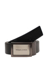 Bulchee Men's Genuine Leather Belt | Reversible Flat | Black/Brown | BUL2121B