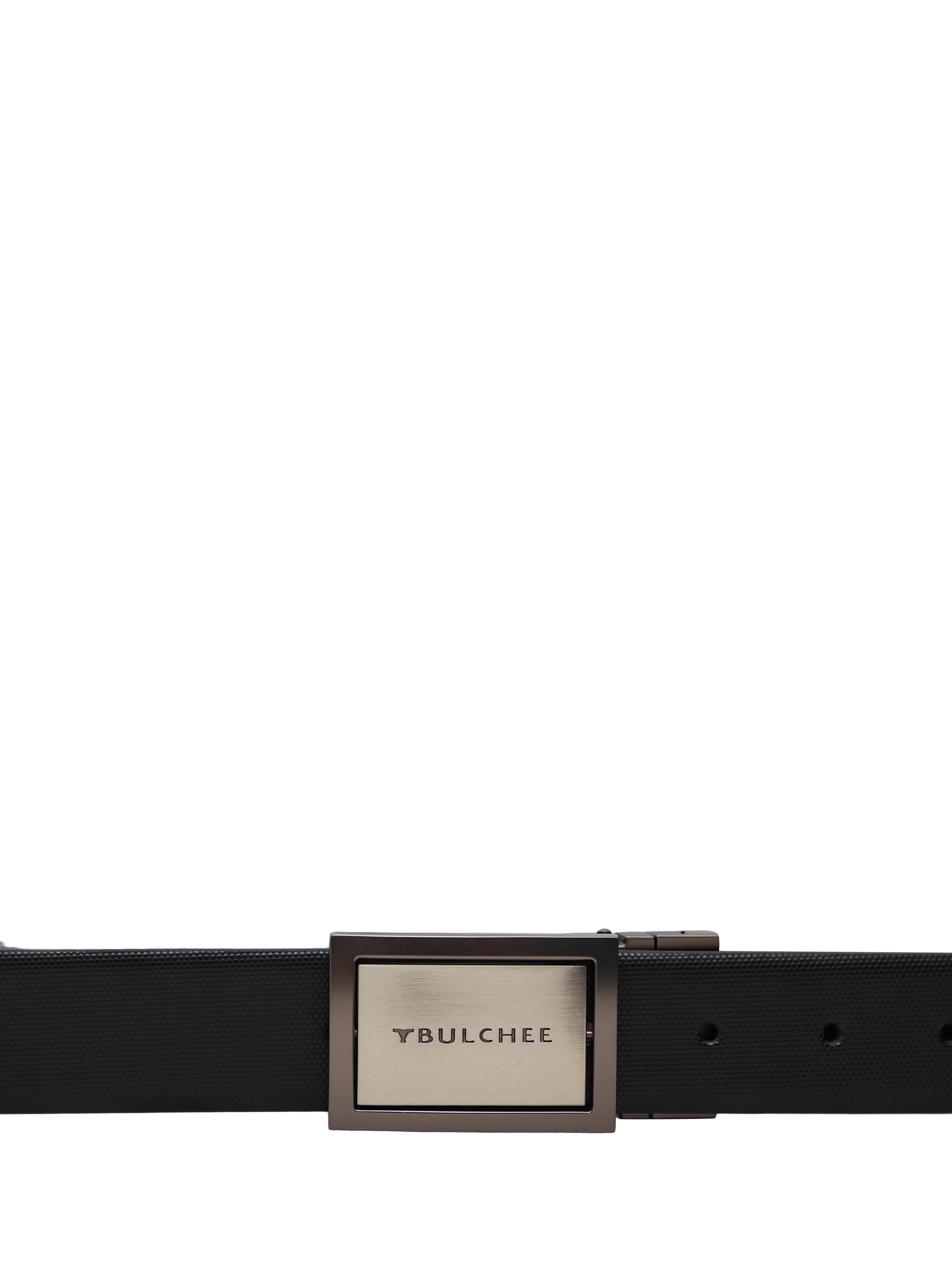 Bulchee Men's Genuine Leather Belt | Reversible Flat | Black/Brown | BUL2121B