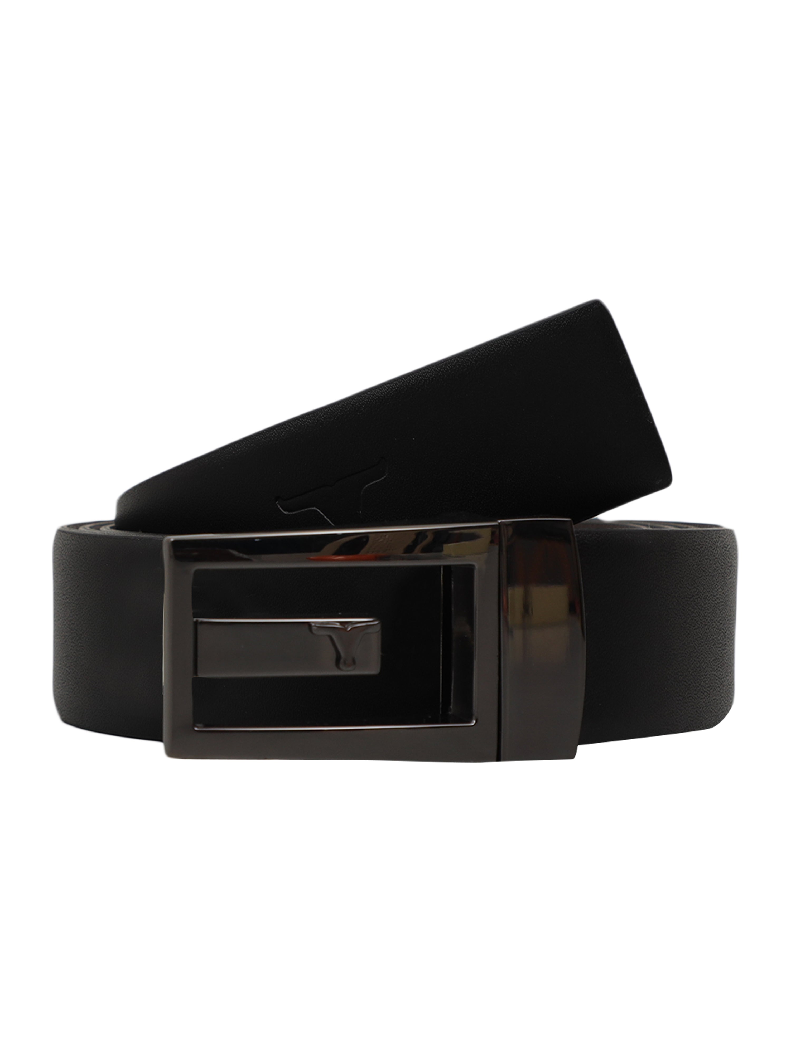 Bulchee Premium Collections Men's Genuine Leather Belt | Reversible Flat | Black/Brown | BUL2124B