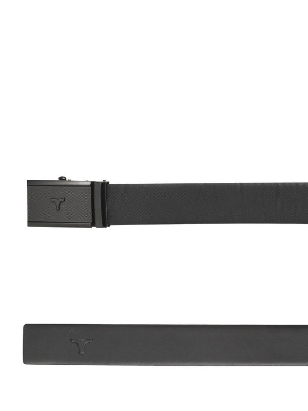 Bulchee Premium Collections Men's Genuine Leather Belt | Reversible AutoLock| Black/Black