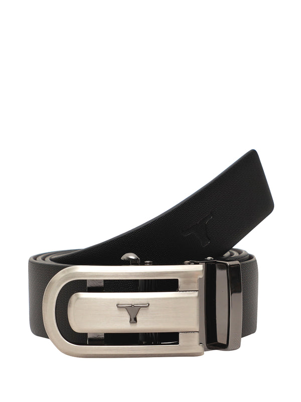 Bulchee Premium Collections Men's Genuine Leather Belt | Reversible AutoLock| Black/Brown