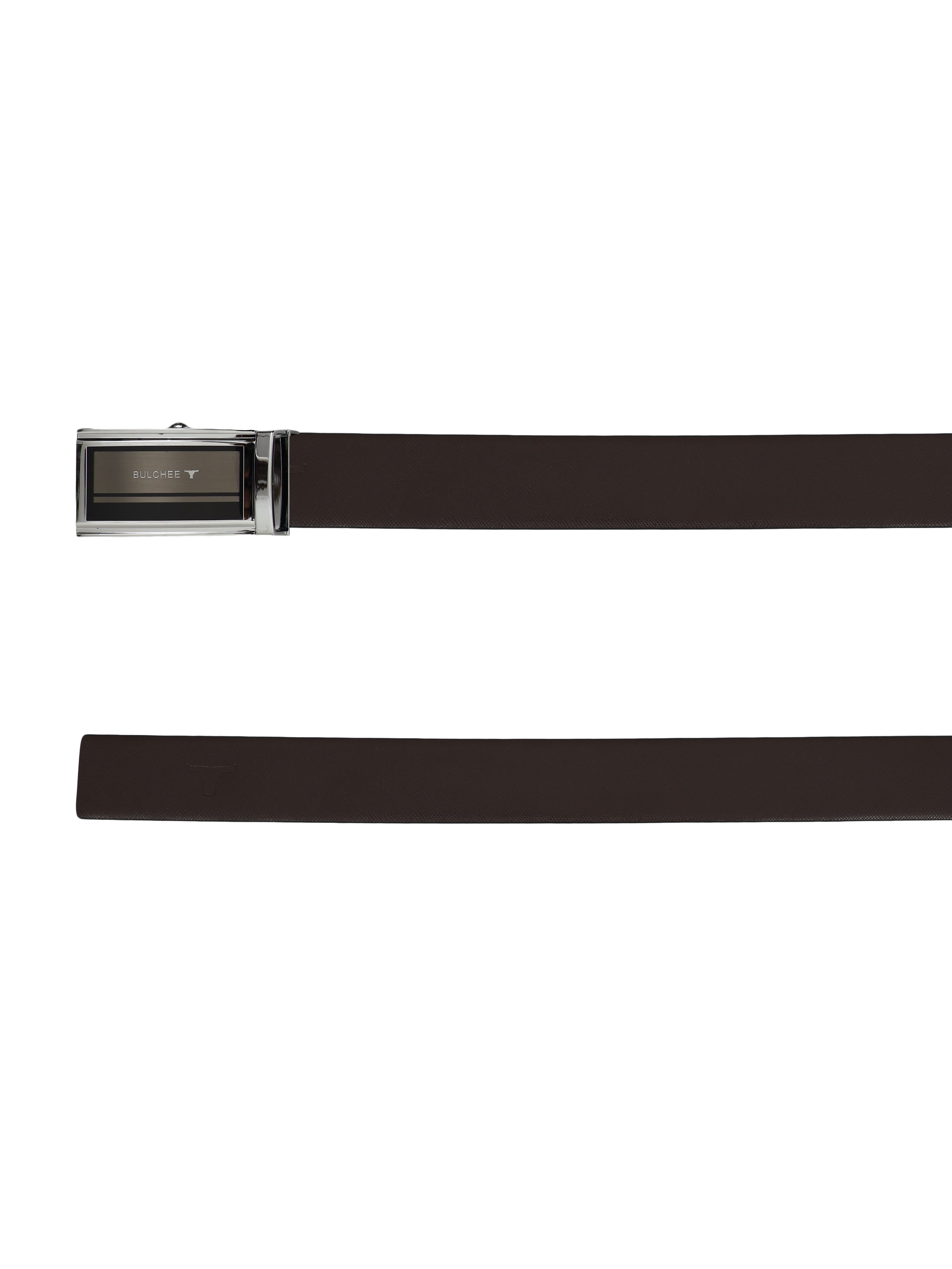 BULCHEE Men Reversible Auto Lock Genuine Leather Belt BUL2133B