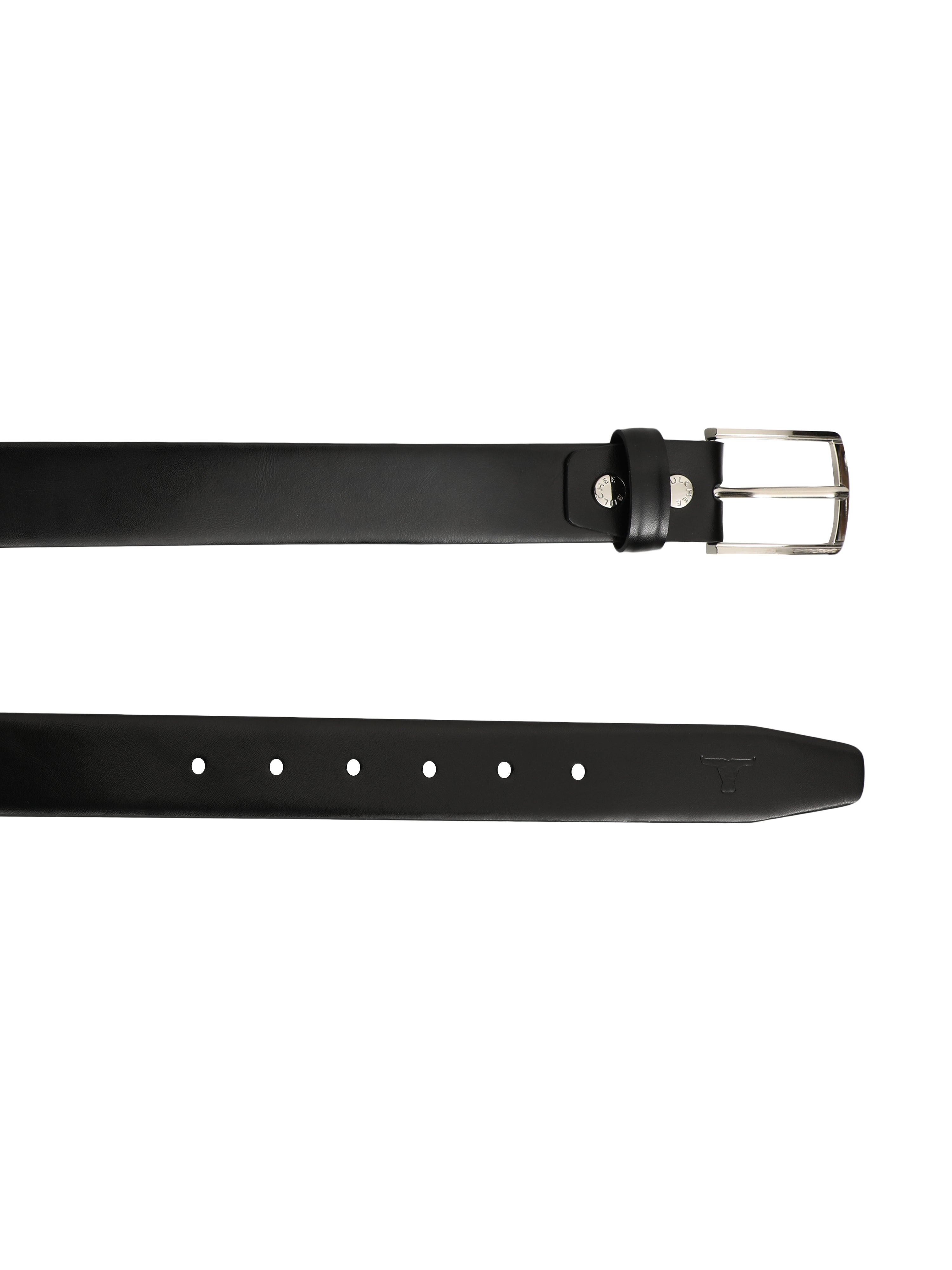 BULCHEE Premium Collections Men's Genuine Leather Belt | Plain Chino | Black | BUL2138B