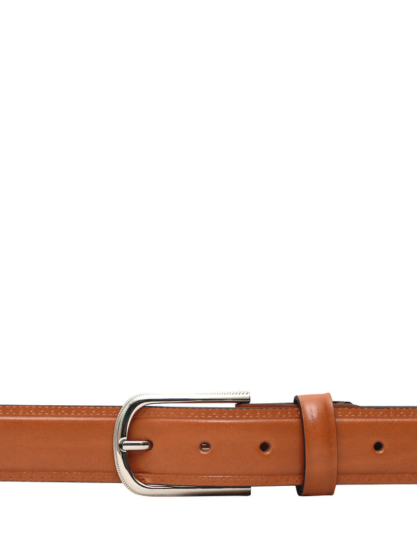 Bulchee Premium Collections Men's Genuine Leather Belt | Padded Chino | Tan