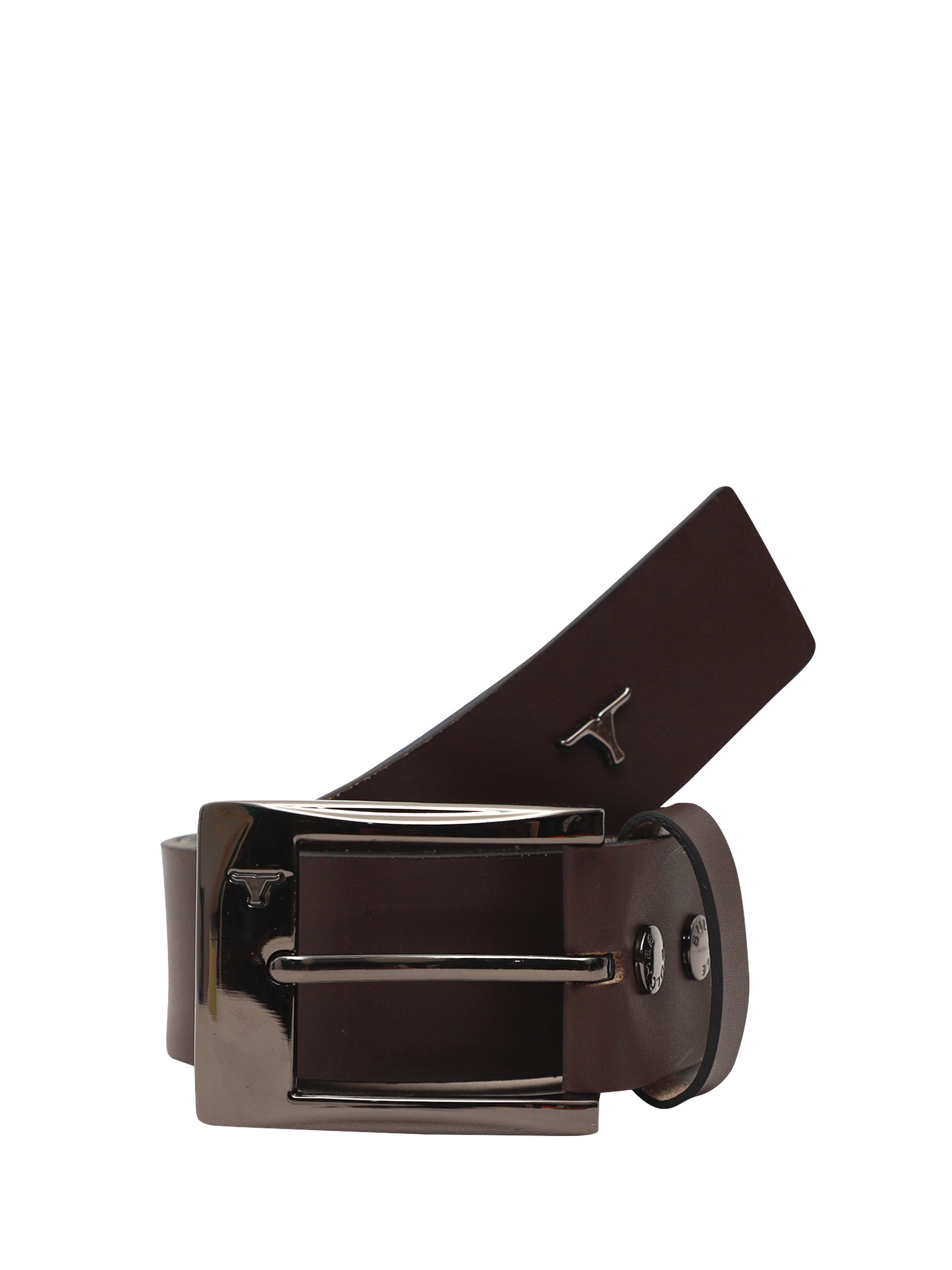 Bulchee Premium Collections Men's Genuine Leather Belt | Plain Jeans | Brown | BUL2154B