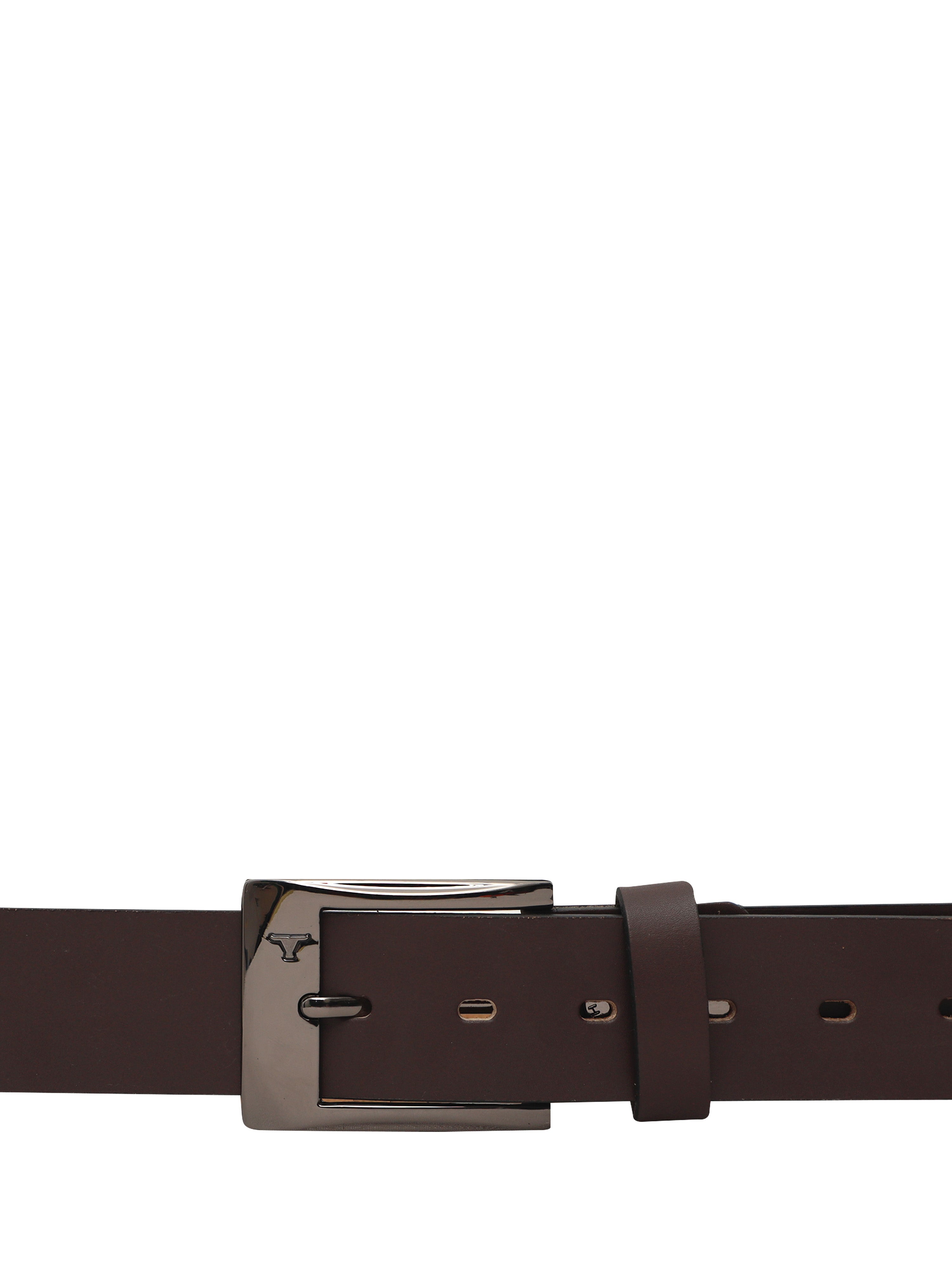 Bulchee Premium Collections Men's Genuine Leather Belt | Plain Jeans | Brown | BUL2154B