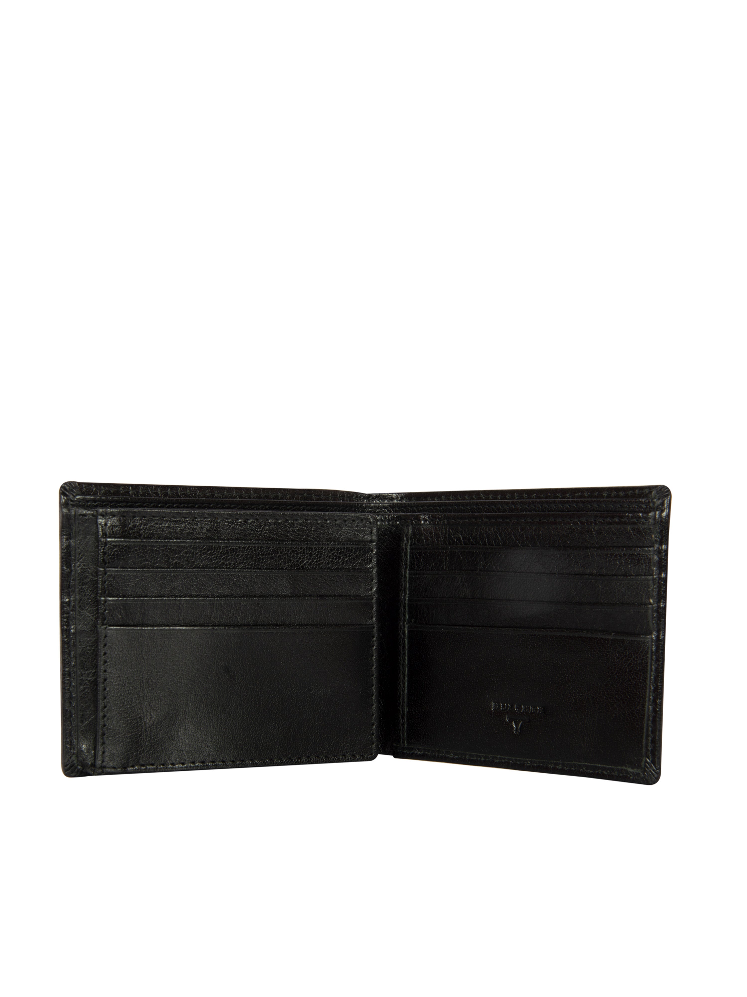 Bulchee Men Black Genuine Leather Wallet