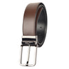 Ufficio Men's Genuine Leather Belt | Prong Reversible | Black/Brown | UFF2004B
