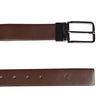 Ufficio Men's Genuine Leather Belt | Prong Reversible | Black/Brown | UFF2004B