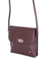 Bulchee Leather Ladies Burgundy Sling Bag - HBL19005.3