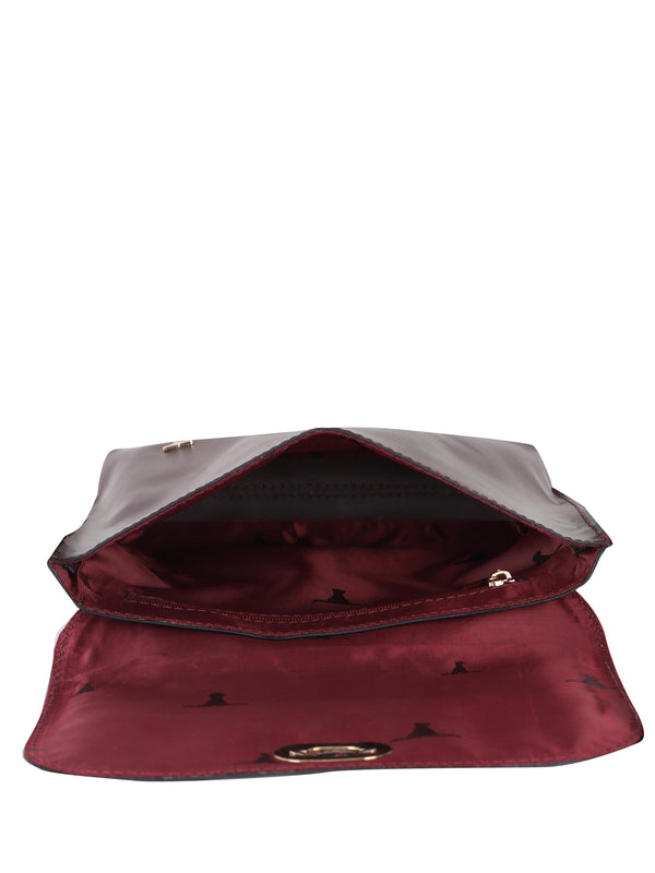 Bulchee Leather Ladies Burgundy Sling Bag - HBL19005.3