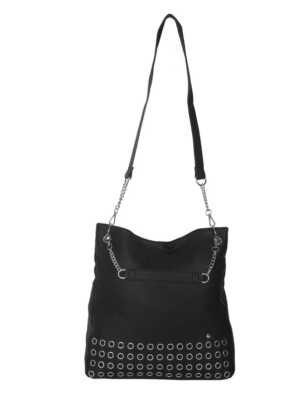 Bulchee Non Leather Ladies Black Shoulder Bag - HBPUF06.1-19