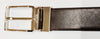 Ufficio Men's Genuine Leather Belt | Prong Reversible | Black/Brown | UFF2002B