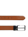 Ufficio Men's Genuine Leather Belt | Reversible Prong | Black UFF2005B