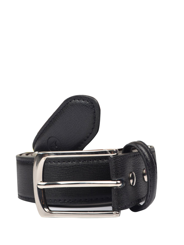 Ufficio Men's Genuine Leather Belt | PaddedChino | Black | UFF2018B