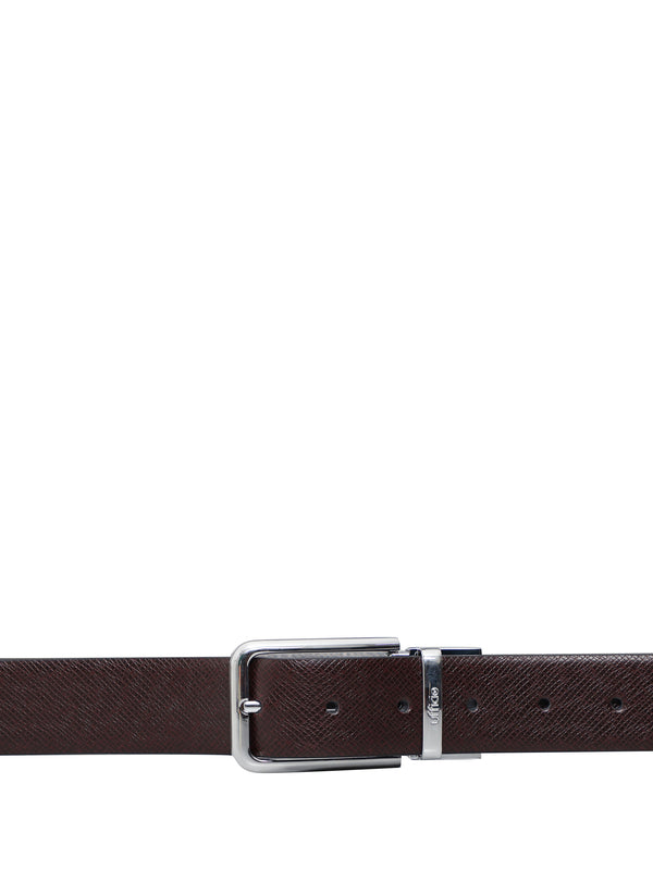 UFFICIO Men's Genuine Leather Bel | Reversible Prong | Brown/Black | UFF2102B