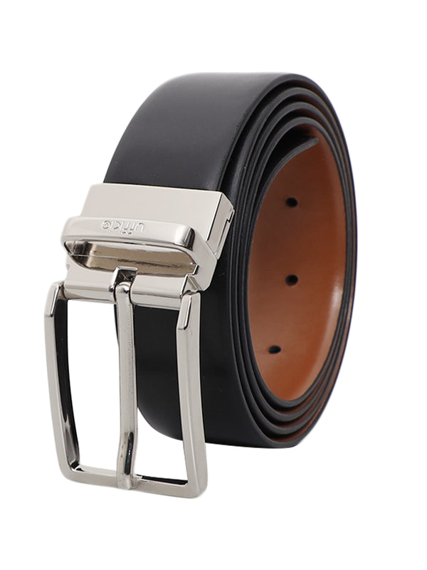 UFFICIO Premium Collections Men's Genuine Leather Belt | Reversible Prong | Tan/Black | UFF2103B