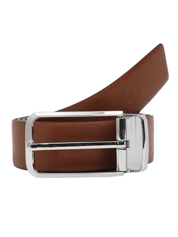 Ufficio Exclusive Collection Men's Genuine Leather Belt | Prong Reversible | Black/Brown | UFF2105B