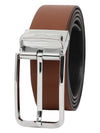 Ufficio Exclusive Collection Men's Genuine Leather Belt | Prong Reversible | Black/Brown | UFF2105B