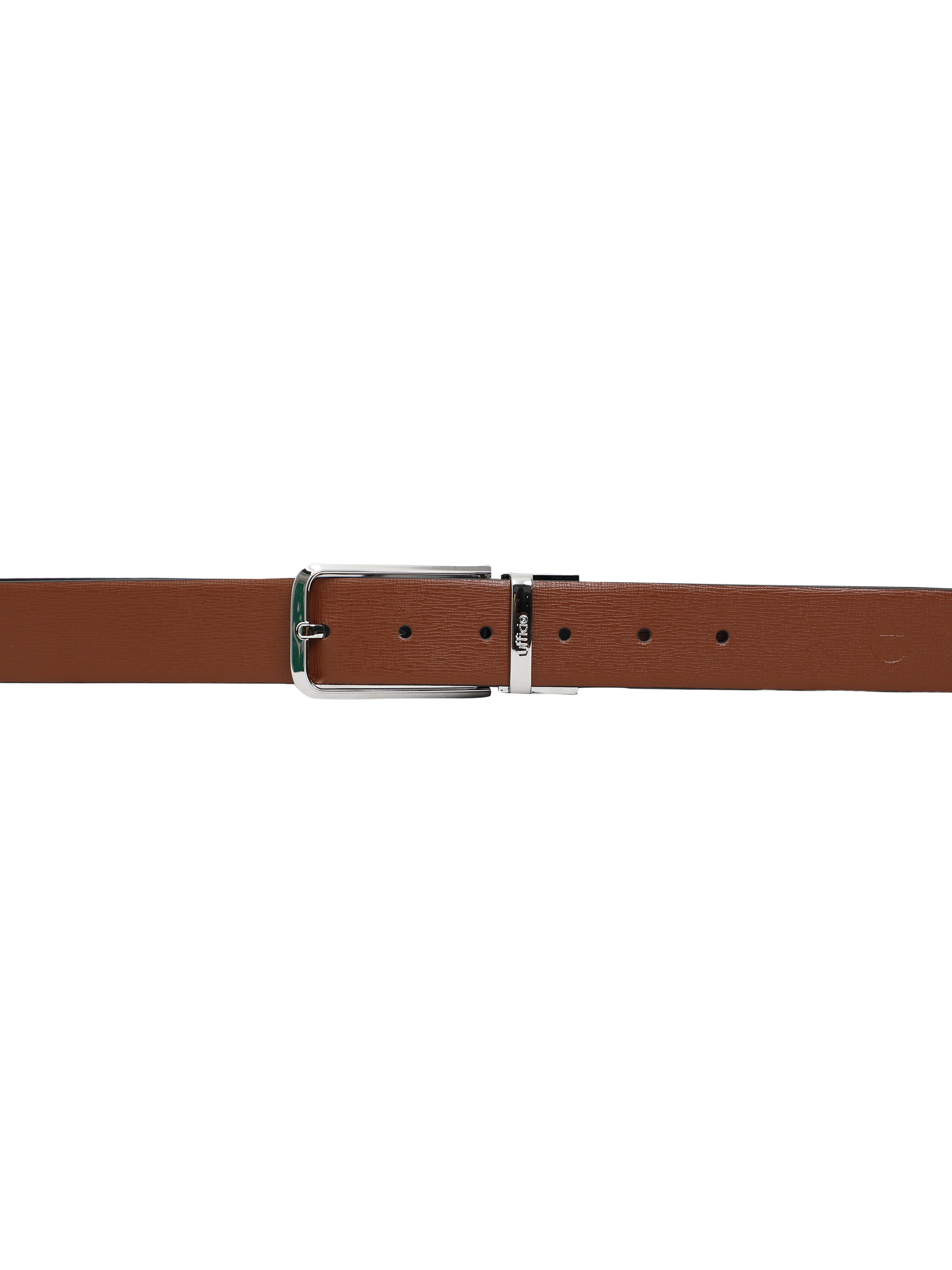 Ufficio Exclusive Collection Men's Genuine Leather Belt | Prong Reversible | Black/Brown | UFF2105B