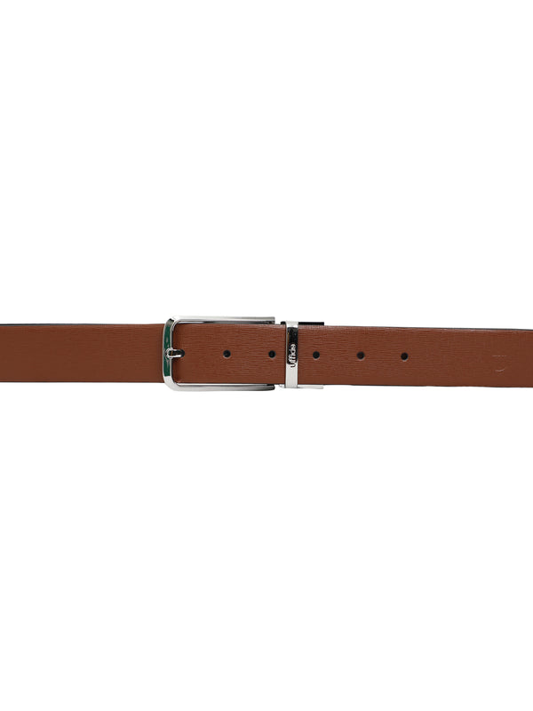 Ufficio Exclusive Collection Men's Genuine Leather Belt | Prong Reversible | Black/Brown | UFF2105B