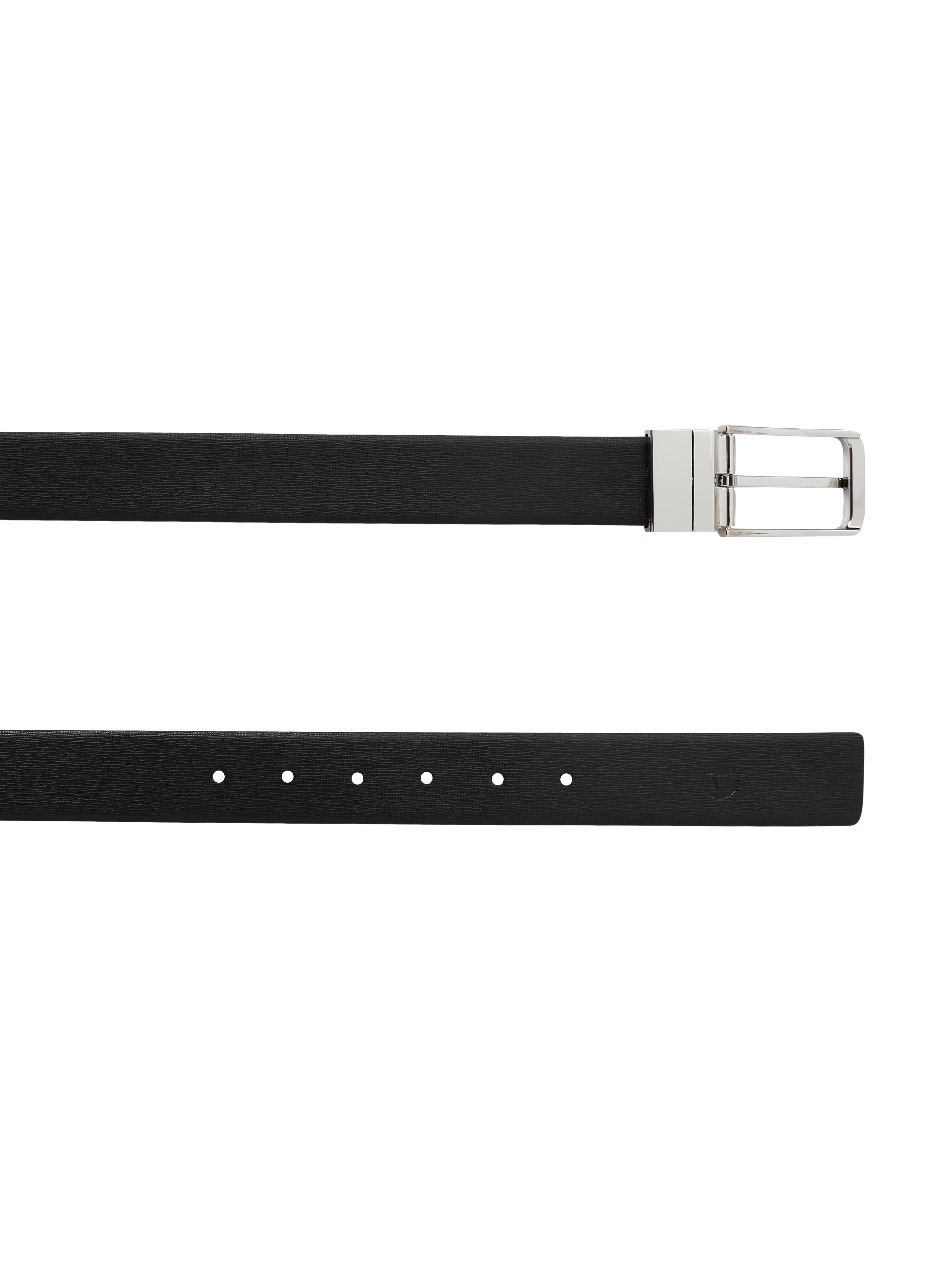 Ufficio Exclusive Collection Men's Genuine Leather Belt | Prong Reversible | Black/Brown | UFF2105B