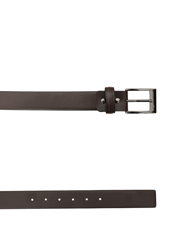UFFICIO Premium Collections Men's Genuine Leather Belt | Plain Chino | Brown | UFF2119B