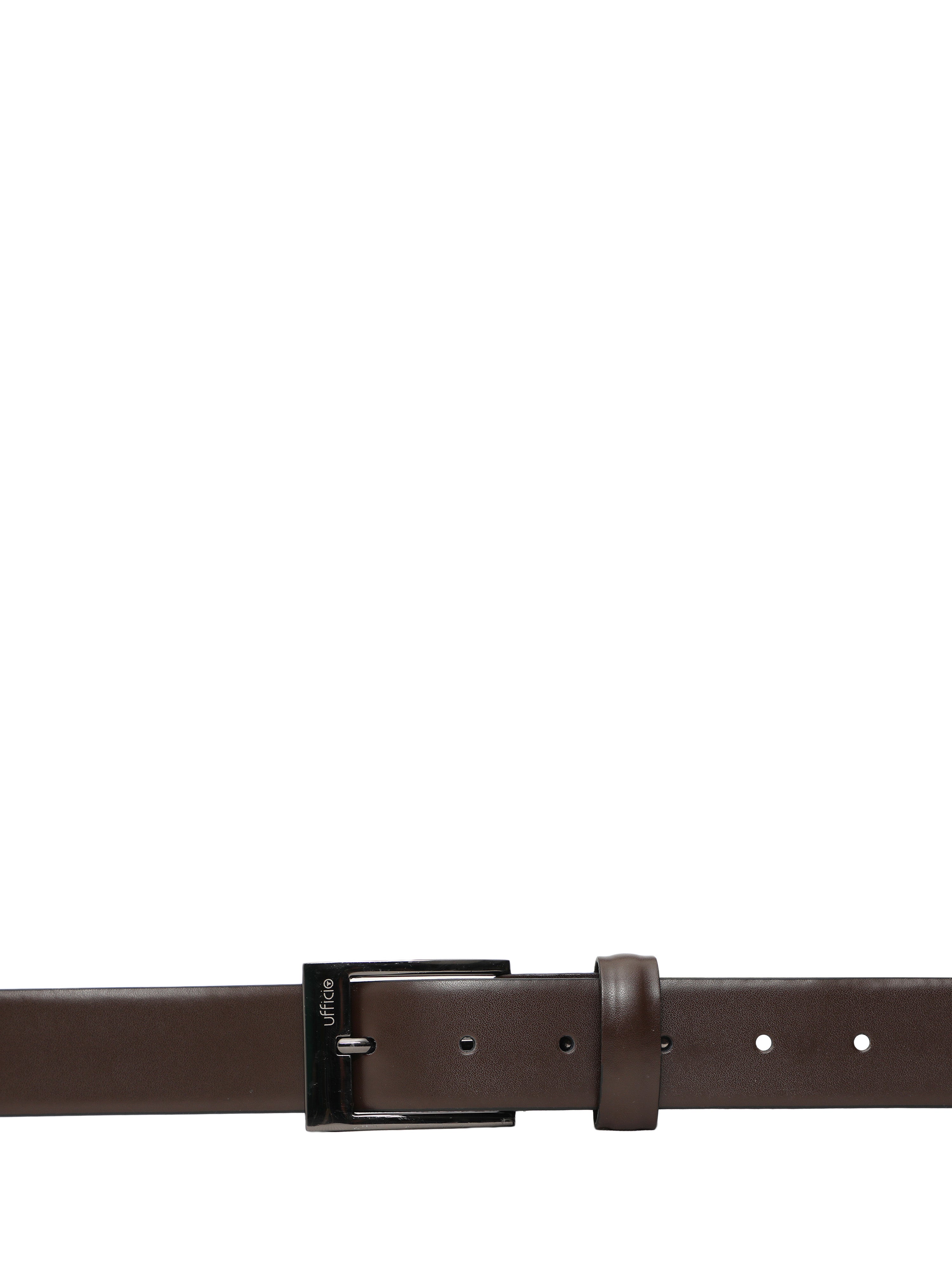 UFFICIO Premium Collections Men's Genuine Leather Belt | Plain Chino | Brown | UFF2119B