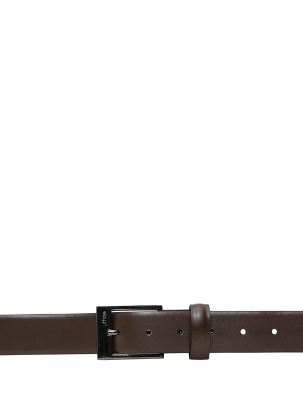 UFFICIO Premium Collections Men's Genuine Leather Belt | Plain Chino | Brown | UFF2119B