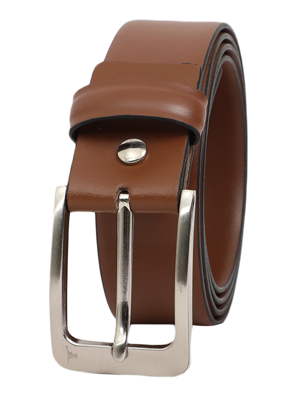 UFFICIO Men's Genuine Leather Belt | Padded Chinos | Tan | UFF2120B