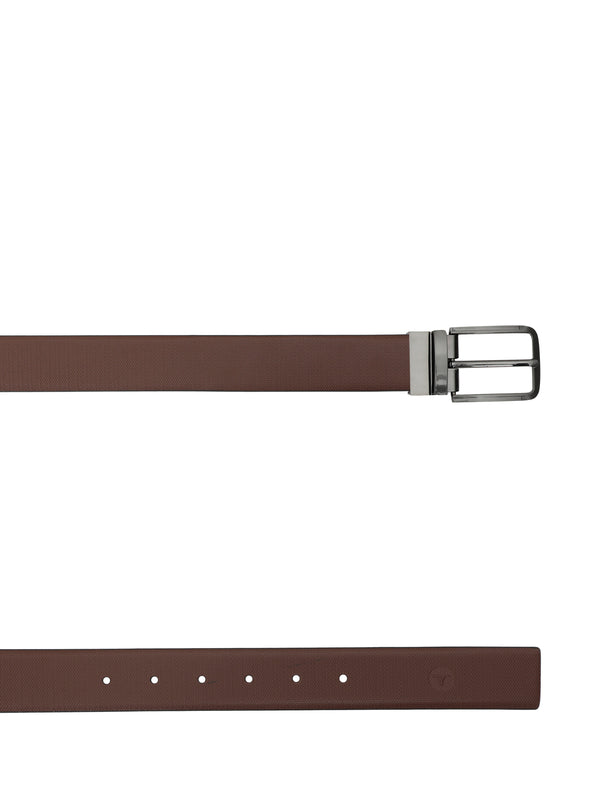UFFICIO Premium Collections Men's Genuine Leather Belt | Reversible Prong | Black/Brown | UFF2121B